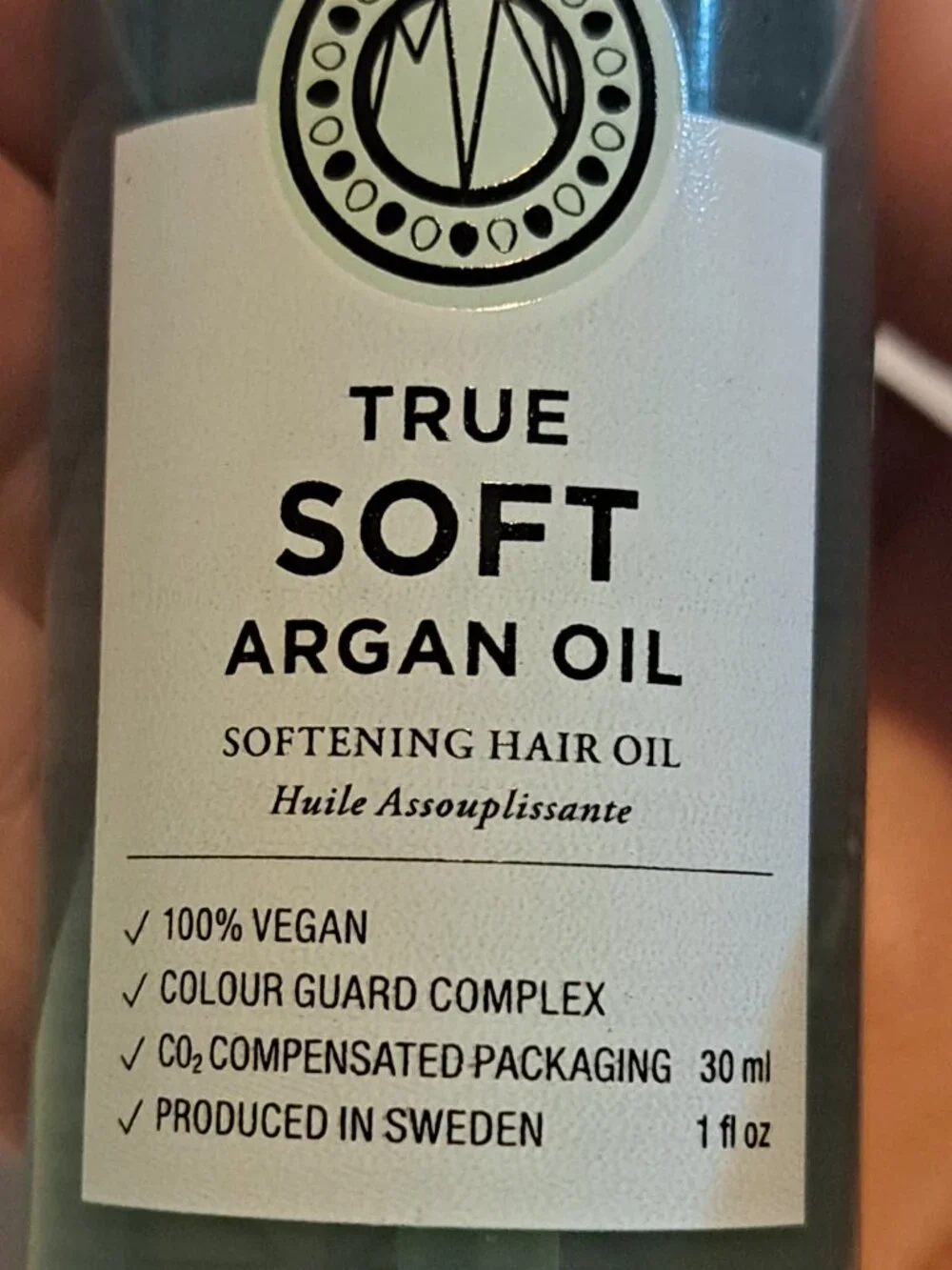 MARIA NILA TRUE SOFT ARGAN OIL SOFTENING HAIR OIL